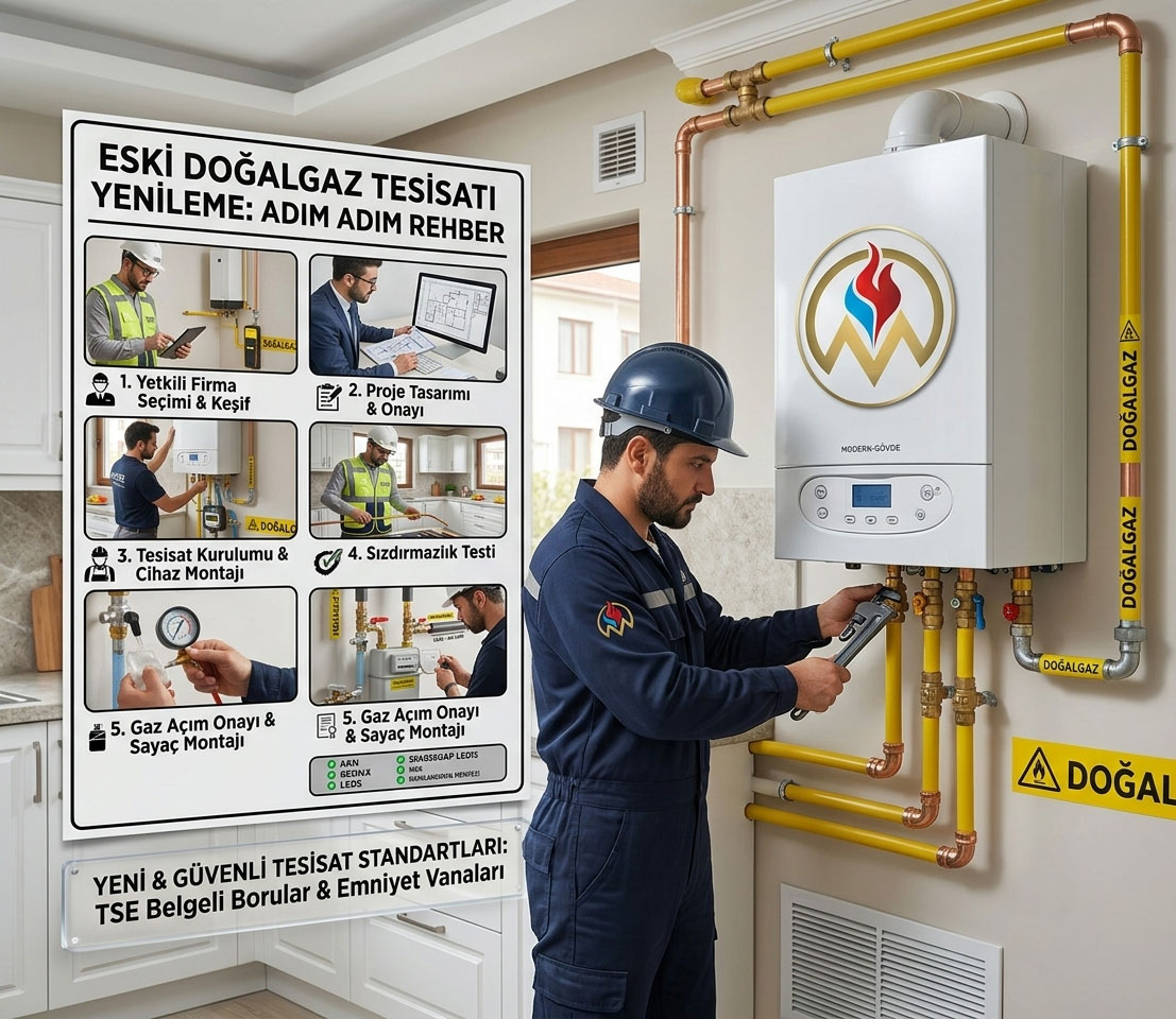 Eski Doğalgaz Tesisatı Yenileme: Ne Zaman ve Nasıl Yapılmalı?