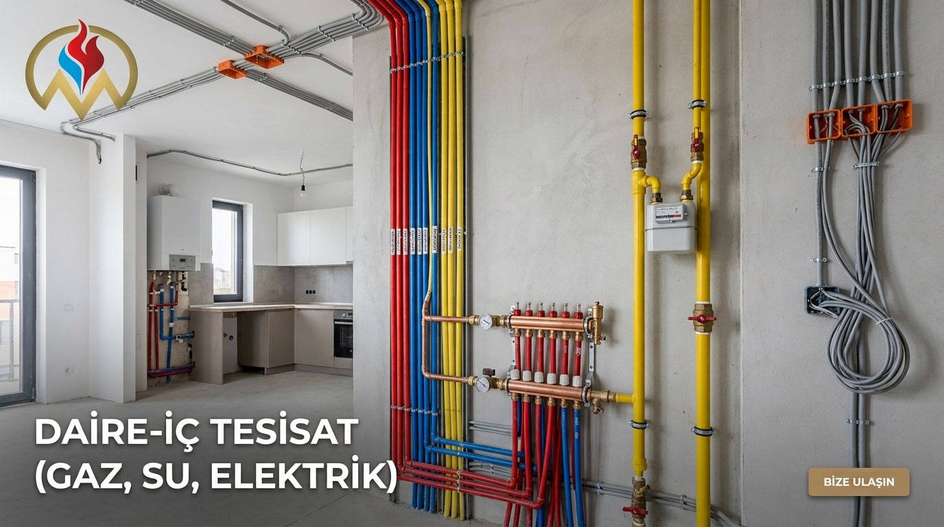 DAİRE-İÇ TESİSATI GAZ SU ELEKTRİK 